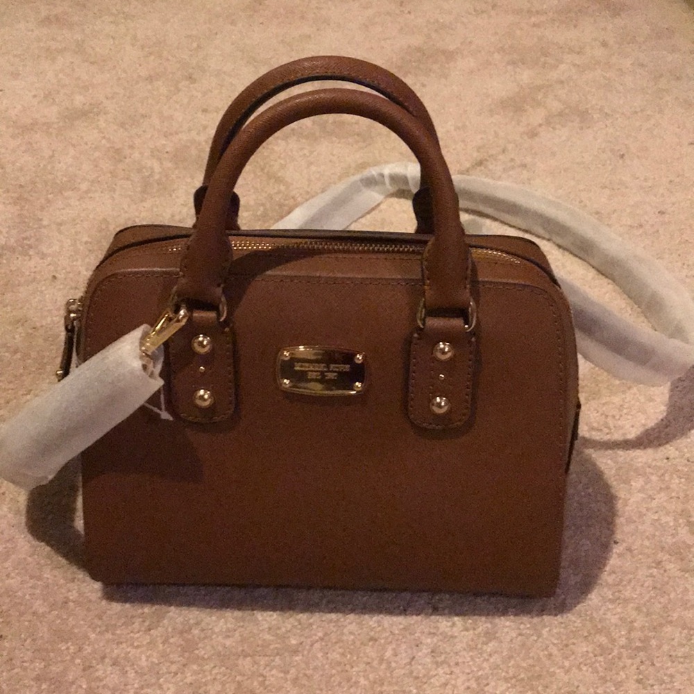 Michael Kors Small Saffiano Satchel
